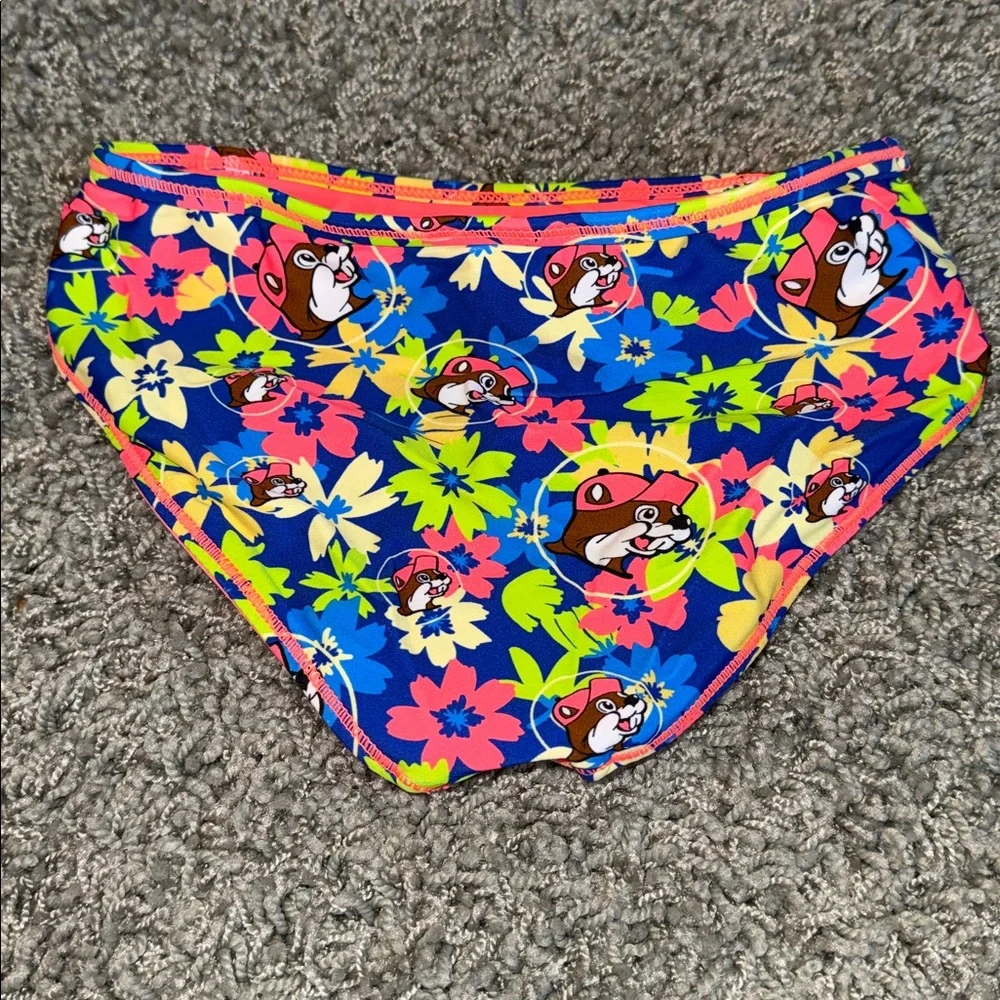 Colorful Kids Swim Set Buc-ees Girls Small 6/6X - Picture 5 of 11